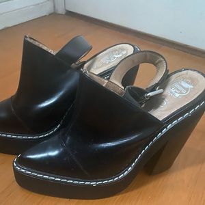 Platform Jeffrey Campbell Cowboy Sling Black